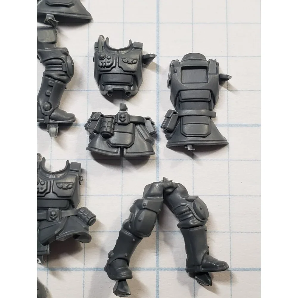 Warhammer 40k Kill Team Bits Cadian Kasrkin Trooper Torso Legs x5 Set - Picture 4 of 8